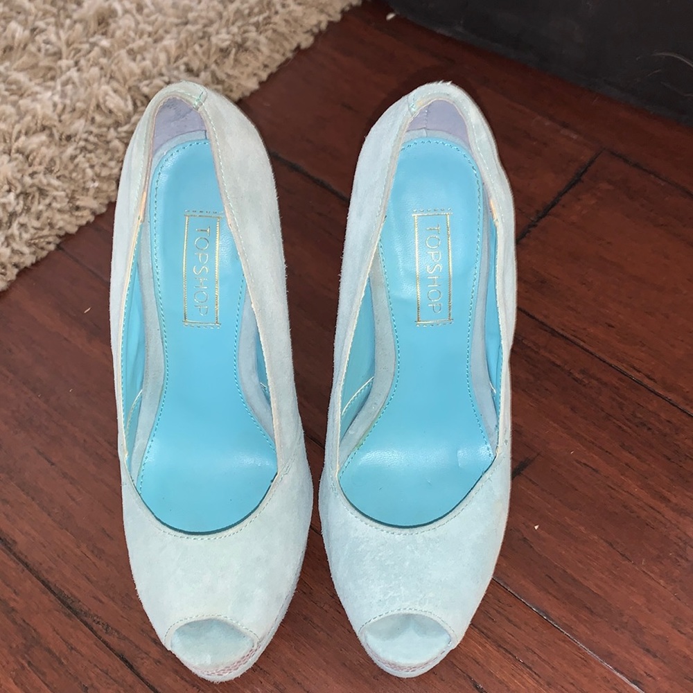 Suede Topshop heels